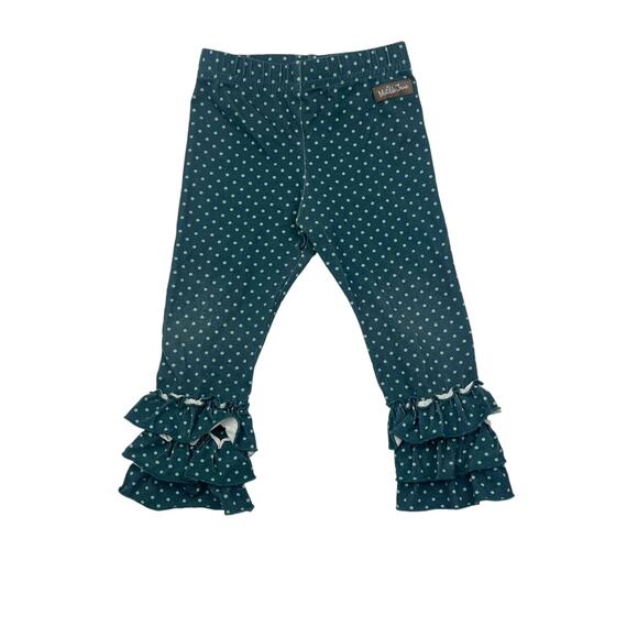 Matilda Jane Other - Matilda Jane Polka Dot Ruffle Leggings